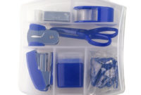 Accesorios De Escritorio H9d9 Cpn Set De 7 Accesorios Para Escritorio Magnum Plastico Azul