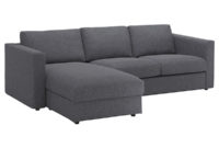 Chaise sofa Jxdu 3 Seat sofa Vimle with Chaise Longue Gunnared Medium Grey