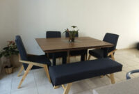Comedor Con Banca Ftd8 Edor Paloma Parota Ã Encino 6 Personas Sillas Banca 11 700 00