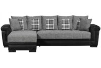 Conforama sofas Cheslong Ftd8 Chaise Longue Con Cama Reversible Tela Cambridge Negro Y Gris