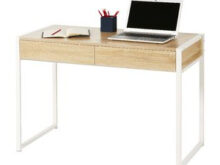 Desk Nkde Sheffield 2 Drawer Desk White Oak Officeworks