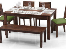 Dining Table 3ldq Arabia oribi 6 Seater Dining Table Set with Bench Urban Ladder