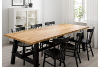Dining Table X8d1 Skogsta Dining Table Acacia 235 X 100 Cm Ikea