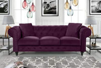 Divano sofas Xtd6 Divano Roma Furniture Classic Velvet Scroll Arm Tufted