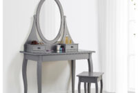 Dressing Table Gdd0 Hemnes Dressing Table with Mirror Grey 100 X 50 Cm Ikea
