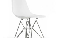Eames Silla E6d5 original Eames Plastic Dsr Chair by Vitra In Naharro