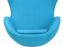 Egg Chair 8ydm Designer Replica Egg Chair In Blue Furniture Home DÃ Cor fortytwo