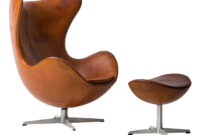 Egg Chair Drdp Arne Jacobsen Egg Chair In original Cognac Brown Leather by Fritz