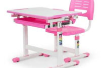 Escritorio Dibujo D0dg Escritorio Infantil Set Mesa Silla Alturas Regulable Color Rosa