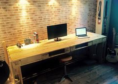 Escritorio Palets Bqdd 40 Mejores Imà Genes De Escritorios Con Palets En 2018 Pallet Desk