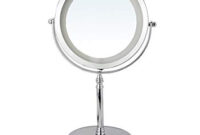 Espejo De Mesa Q5df Espejo De Mesa Espejo Maquillaje Con Luz Led Espejo Aumento 10x