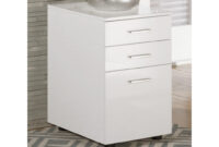 Filing Cabinets D0dg Signature Design by ashley Baraga Full Gloss White File Cabinet with