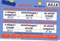 Horario Autobuses Murcia Cartagena Whdr Calendario Transporte Autobus Autocar Alsa Ho Prar