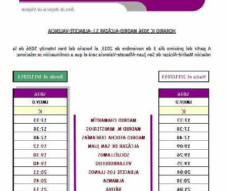 Horario Madrid Valencia Drdp Cambio De Horario Del Tren Intercity Madrid Valencia Cosas De