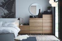 Ikea Muebles Habitacion Kvdd A Bedroom with Oppland Chest Of Drawers In Oak A Malm Bed In White