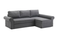 Ikea sofa Cama Chaise Longue 3ldq Backabro sofa Bed with Chaise Longue nordvalla Dark Grey Ikea