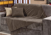 Mantas De sofa Xtd6 Manta Para sofa Sevilha Chenille 120x180cm Marrom Fastlar