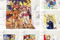Mantas sofa Rldj Hot Sale Custom Flip Flappers Anime Blanket Manta Flannel