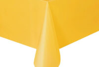 Mantel Plastico Ftd8 Mantel PlÃ Stico Color Amarillo Hiperfiestas