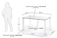 Medidas Mesa Zwdg Spot Table 140 X 90 Cm White
