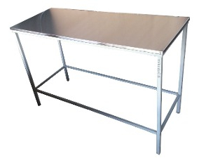 Mesa Acero Inoxidable 87dx Mesa De Trabajo Acero Inoxidable 140x55 Cm Mesada Fabrica