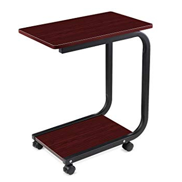 Mesa Auxiliar ordenador S1du Homfa Mesa Auxiliar Con Ruedas Para sofà Dormitorio Mesa Para CafÃ