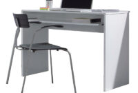 Mesa ordenador Barata Drdp Mesa ordenador Estudiante En Color Blanco Brillo