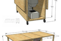 Mesa Para Maquina De Coser Ikea E6d5 Diy Mueble Para MÃ Quina De Coser Madera Pinterest Muebles