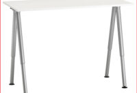 Mesa Regulable En Altura Ikea Rldj Mesa Regulable En Altura Ikea Thyge Desk White Silver Color