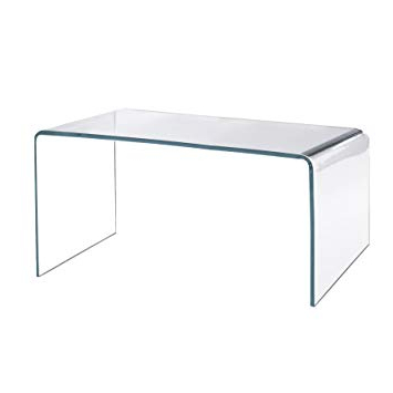 Mesa Transparente J7do Mesa De Cafà Hecha De Acrà Lico Transparente De 12 Mm Y Bordes