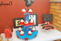 Mesas De Chuches Para Cumpleaños E6d5 Mesa Dulce De Mickey Mouse Chuches Mini Donuts Cupcakes