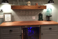 Mueble Bar Ikea 4pde Rustic Bar with Ikea Cabinets and Beverage Center Basement