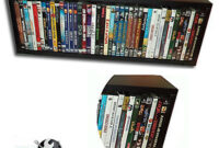 Mueble Para Dvd Zwd9 Mueble Estanteria Para Dvd Blu Ray Y Juegos Nueva Ebay