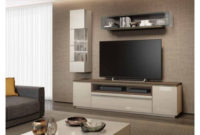Mueble Tv Pared Y7du Mueble Tv Moderno Modular Con Vitrina Y EstanterÃ A De Pared Holf H220