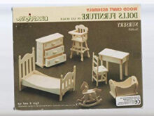 Muebles En Miniatura Para Casas De Muñecas Drdp Casa De MuÃ Ecas Madera Muebles De BebÃ S Kit 1 12 Escala 6 AÃ Os