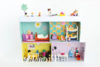 Muebles En Miniatura Para Casas De Muñecas Fmdf Construye Una Casa Para Los Playmobil Con Cajas De Zapatos