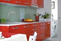 Muebles Rojo Zwdg Una Cocina Funcional En Blanco Y Rojo Mi Casa