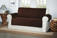 Muebles sofas S5d8 Cubre Chocolate MarrÃ N Para sofÃ S De 2 Plazas Protector Para