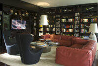 Muebles Tv Diseño Nkde Roomlab DiseÃ O Y DecoraciÃ N Living Moderno En Negro Y Rojo Por