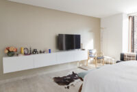 Muebles Tv Diseño Q0d4 Roomlab Dormitorio Con Mueble Estante Mural Para Tv DiseÃ Ado Por