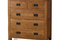 Oak Furniture Etdg Rustic Chest Of Drawers In solid Oak Oak Furnitureland