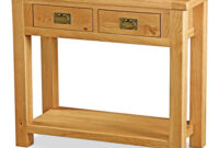 Oak Furniture Tqd3 Salisbury Oak Console Table Hall Table