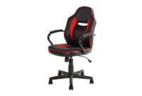 Office Chairs Kvdd Argos Home Faux Leather Office Chair Red Black Office Chairs Argos