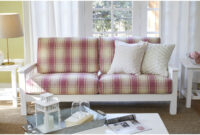 Plaids sofa Thdr Shop Handy Living Omaha Pink Plaid Mission Style sofa with Exposed