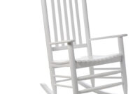 Rocking Chair D0dg Hampton Bay White Wood Outdoor Rocking Chair 1 2 1200w the Home Depot