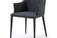Silla Con Brazos Etdg Sillas De Brazos Danai Tapizadas En Tela O Piel En Varios Colores