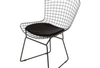 Silla Metal Budm Silla De Metal Filadelfia Negra Ref Leroy Merlin