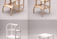 Silla Montessori Txdf Helper tower Table Chair All In One Step N Sit Montessori