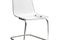 Silla tobias Ikea Ffdn Ikea tobias Chair Transparent Chrome Plated