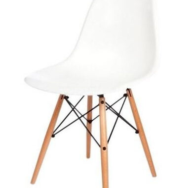 Sillas Patas Madera H9d9 Silla Sillas Eames Dsw Patas Madera Y asiento En Plà Stico Color Blanco